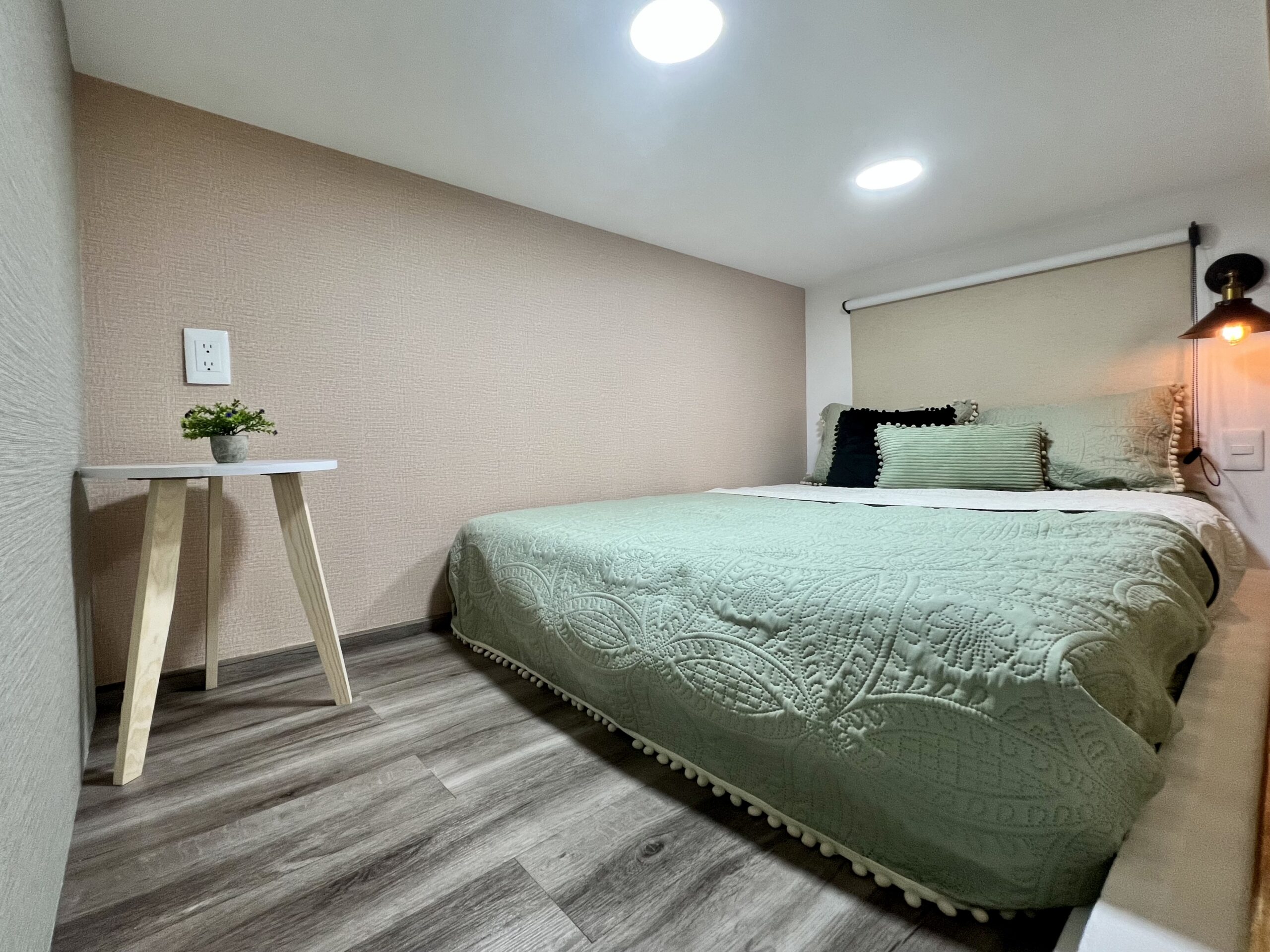 Dormitorio tipo mezzanine de Loft Verde Vid